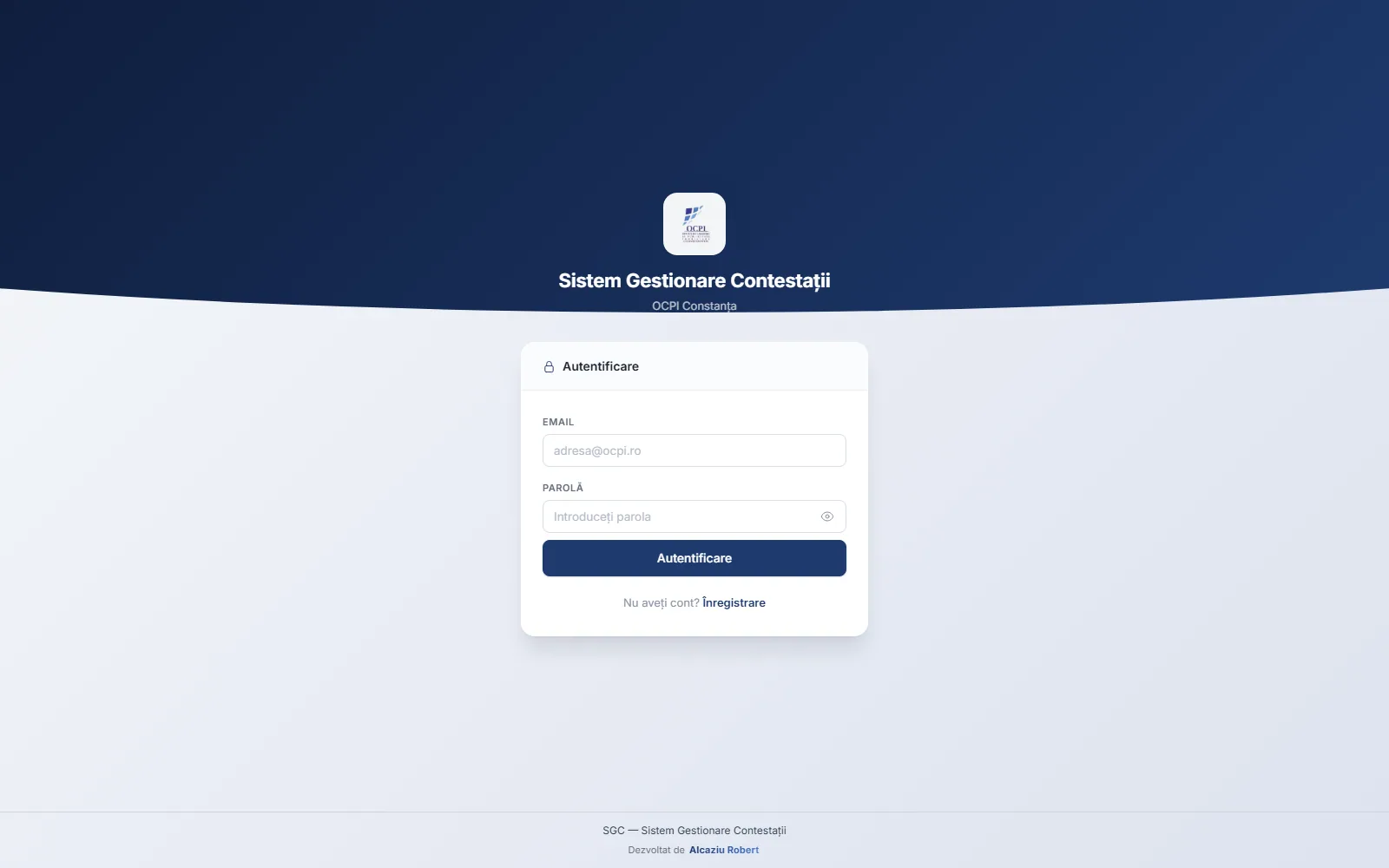 Oficiul de Cadastru — OCPI
